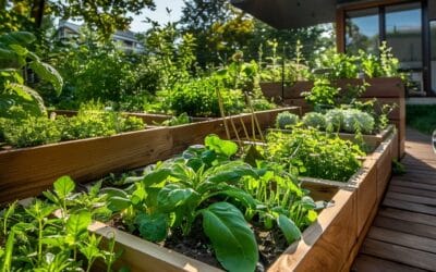 Coin Potager : Intégrez un espace dédié aux herbes et légumes chez vous