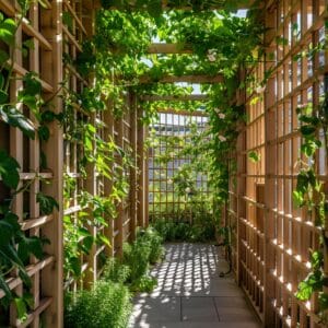 Treillis et Supports : Intégrez des éléments verticaux chez vous pour vos plantes grimpantes