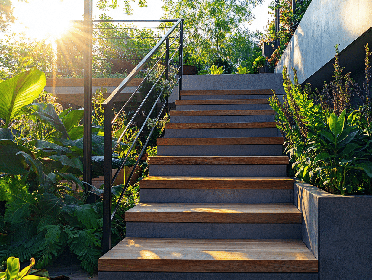 renovation escalier extérieur